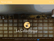 Tablet Screenshot of lacafeotheque.com